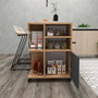 Hanah Home Rebusa Armario Multiusos Pino Atlántico y Antracita